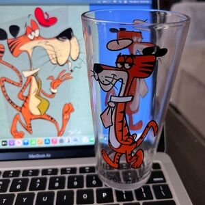 Cartoon Character Glass Tumbler